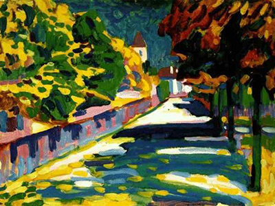 Herbst in Bayern Wassily Kandinsky